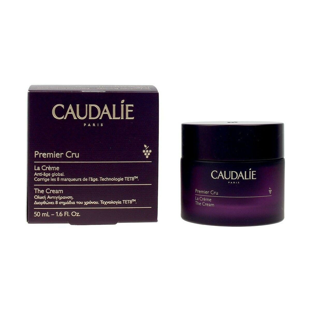 Anti-Ageing Hydrating Cream Caudalie Premier Cru 50 ml | Natural & Organic | Distriburix