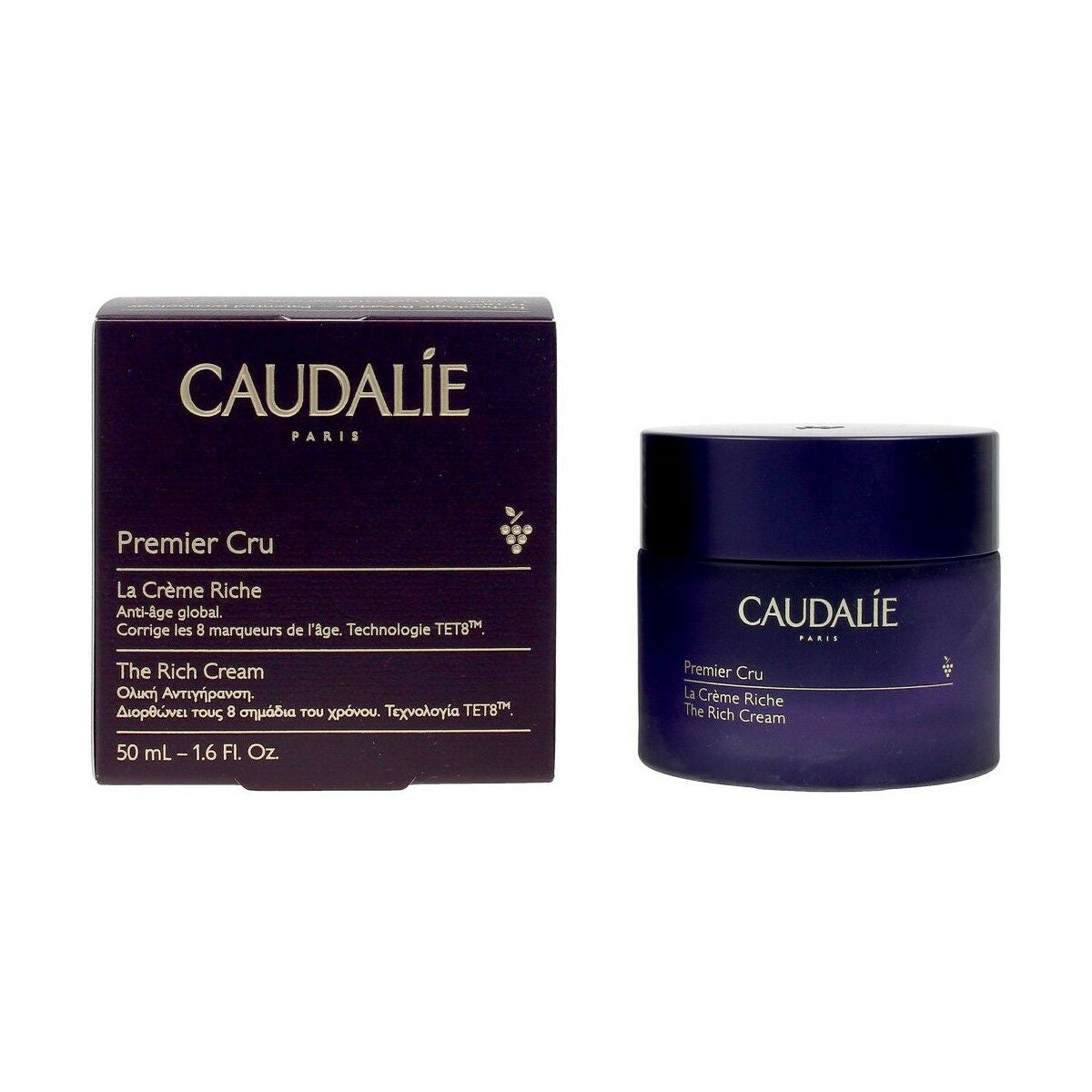 Anti-Ageing Hydrating Cream Caudalie Premier Cru 50 ml | Natural & Organic | Distriburix