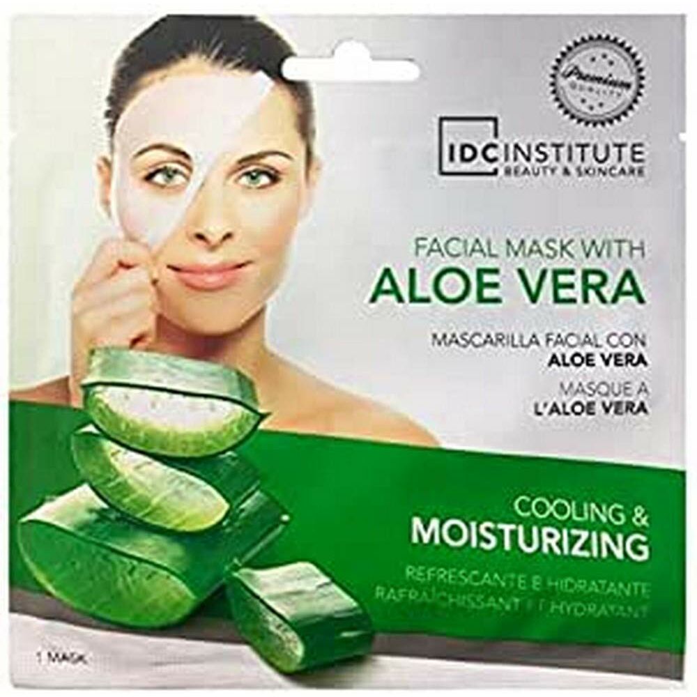 Moisturizing Facial Mask IDC Institute Aloe Vera | Natural & Organic | Distriburix