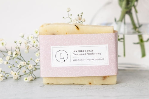 2x Lavender Soap Bar, Natural Handmade Soap, Vegan Skincare gift | Natural & Organic | Distriburix