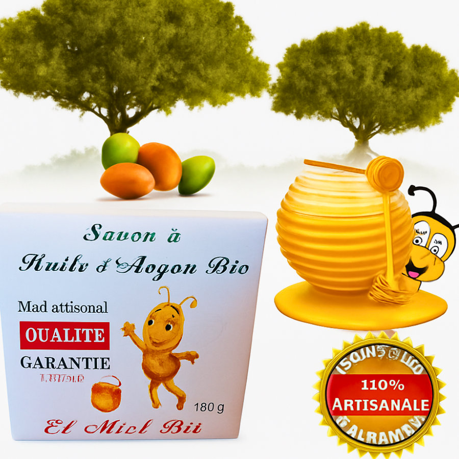 Organic Argan Oil & Honey Soap 150g | Natural & Organic | Distriburix