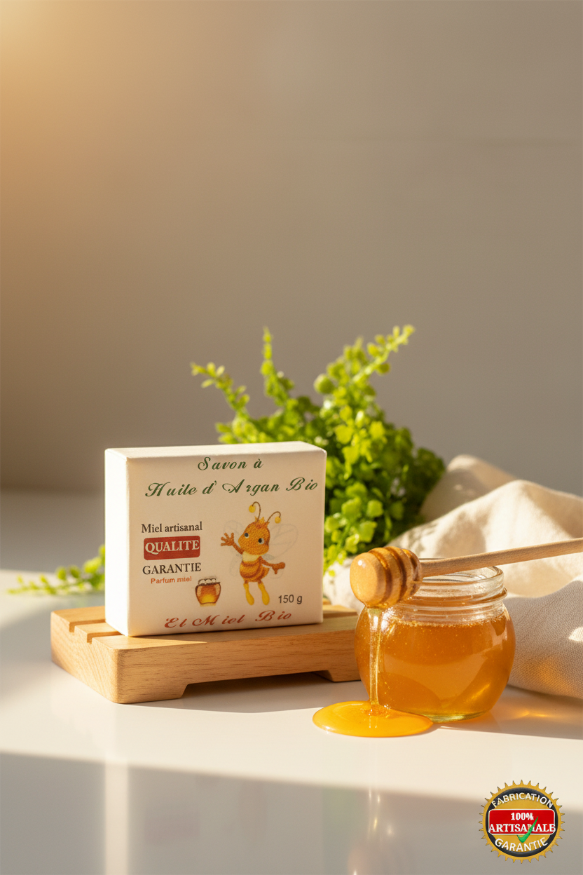 Organic Argan Oil & Honey Soap 150g | Natural & Organic | Distriburix