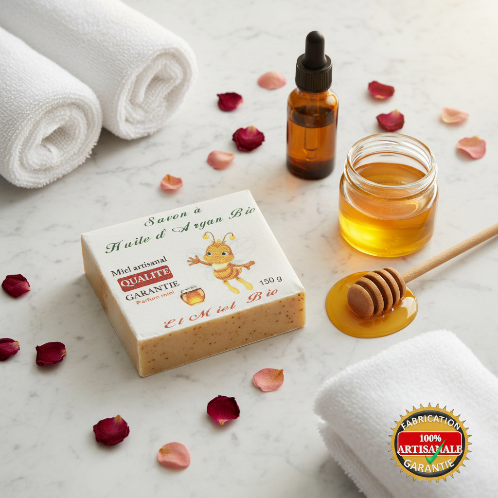 Organic Argan Oil & Honey Soap 150g | Natural & Organic | Distriburix