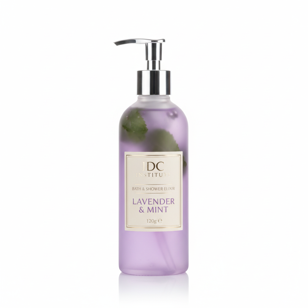 Lavender & Mint Bath Pump | IDC Institute 120g | Natural & Organic | Distriburix