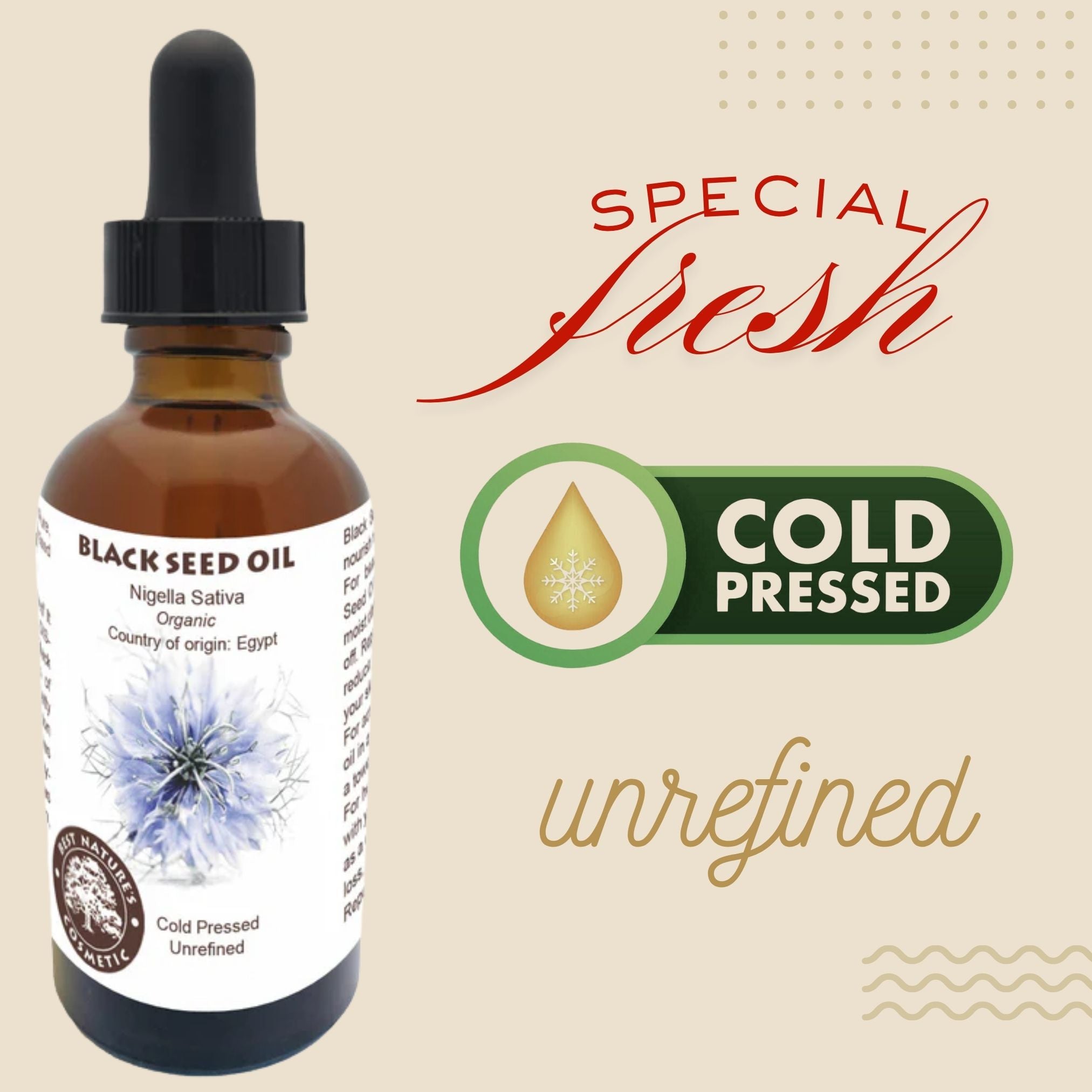 Black Seed Oil (organic, cold pressed, unrefined) | Natural & Organic | Distriburix