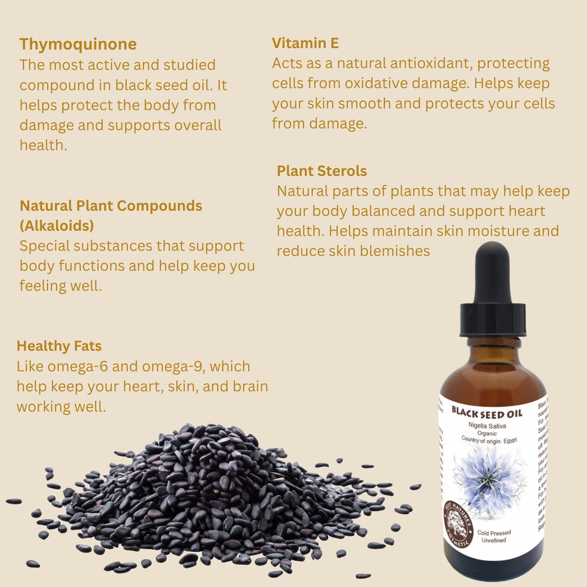 Black Seed Oil (organic, cold pressed, unrefined) | Natural & Organic | Distriburix
