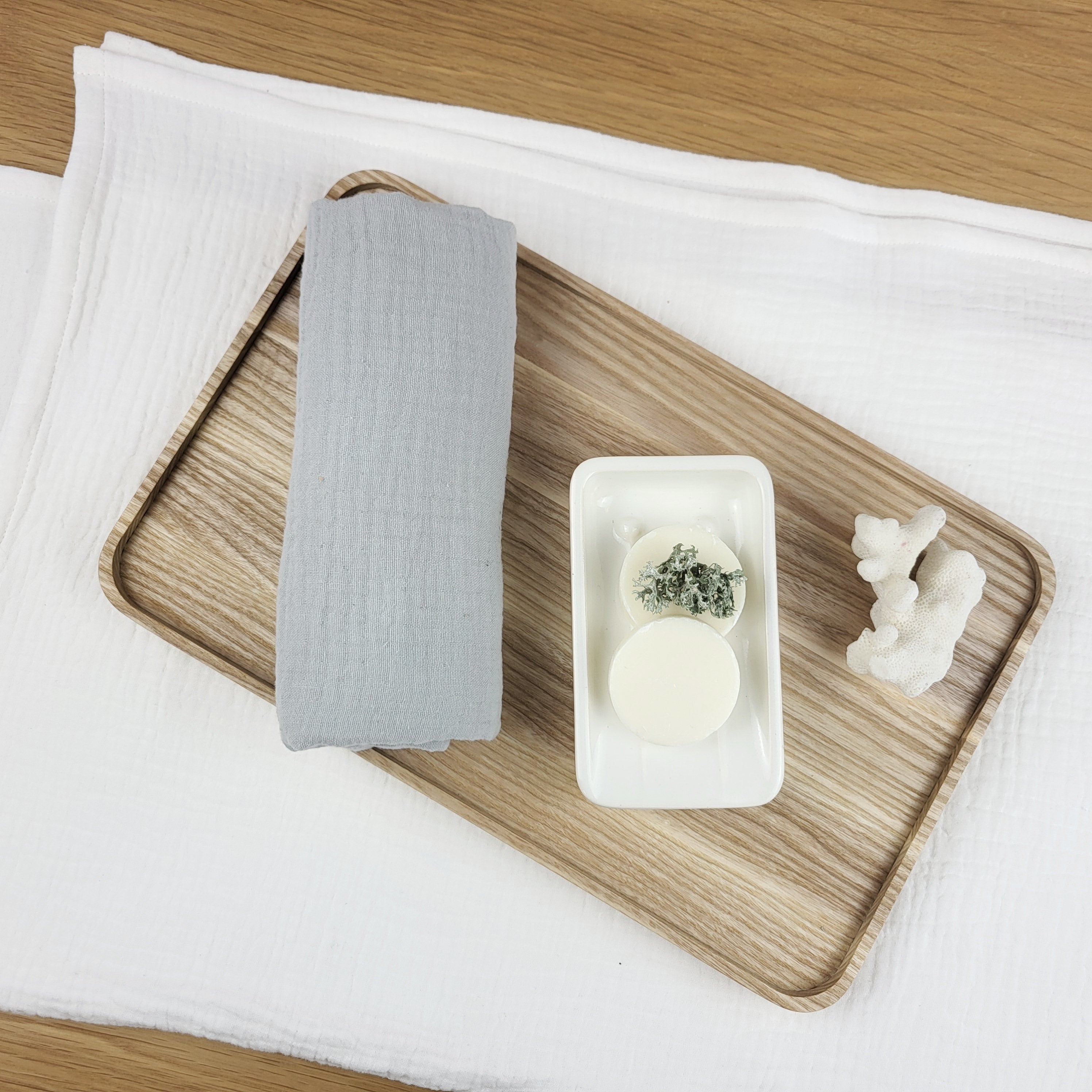 Cotton bathroom towel I Muslin soft bath towel | Natural & Organic | Distriburix