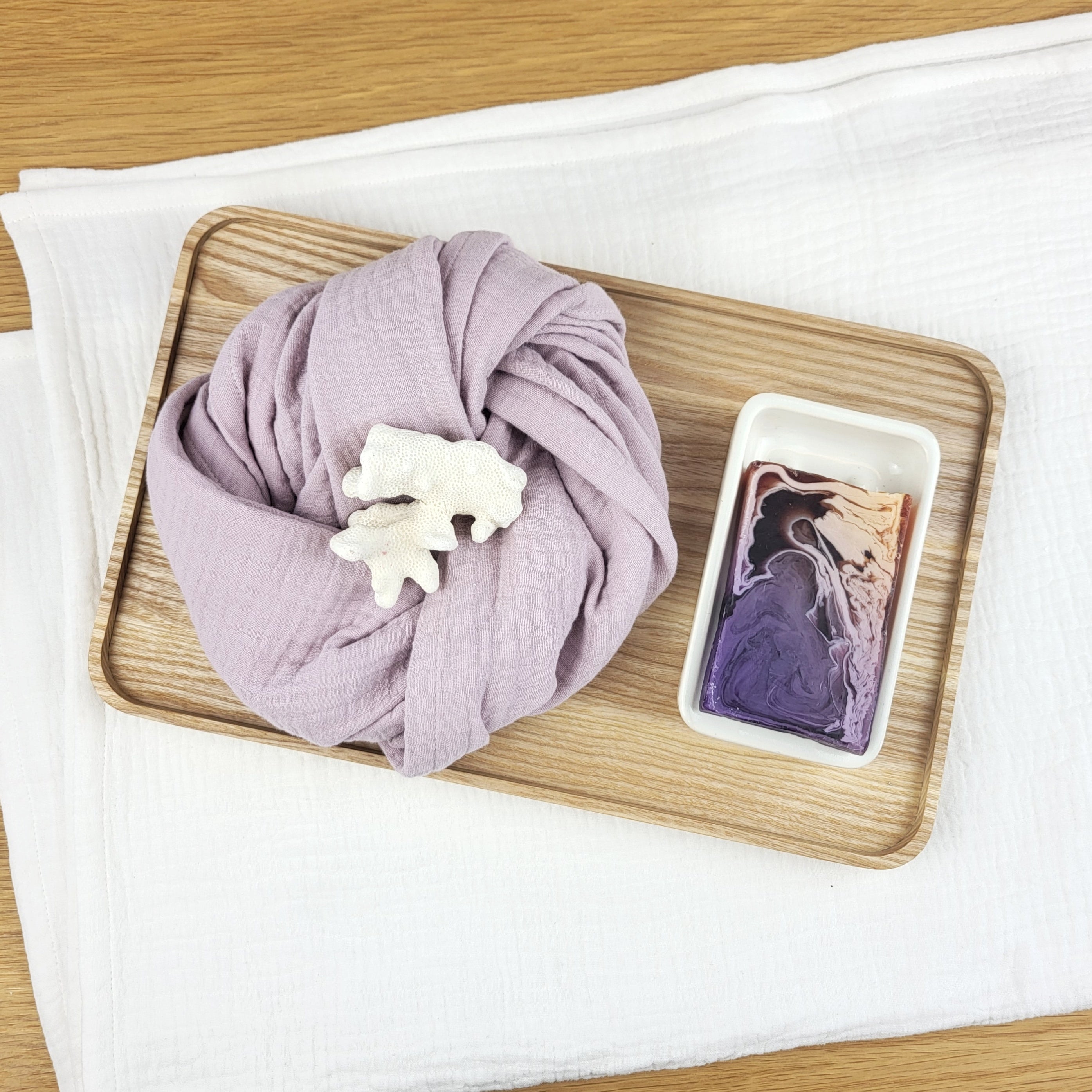 Cotton bathroom towel I Muslin soft bath towel | Natural & Organic | Distriburix