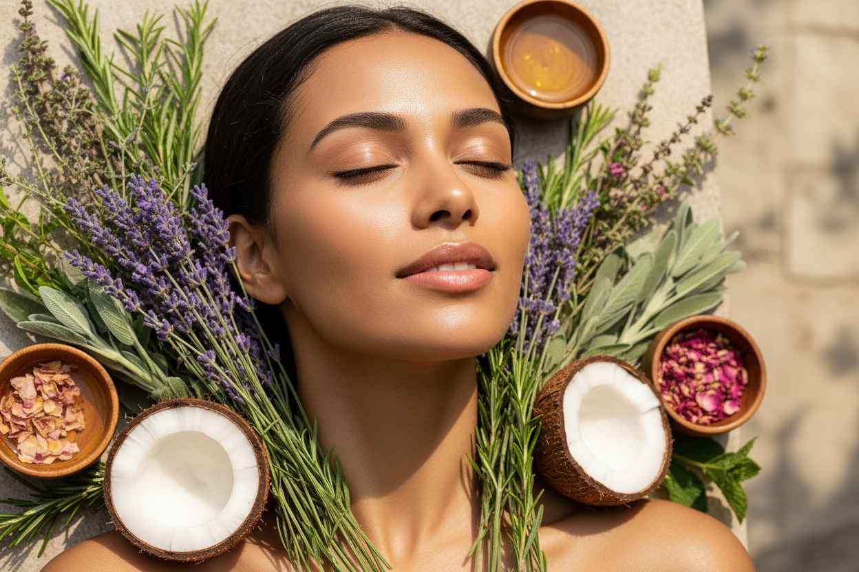Natural Skincare Lifestyle Banner